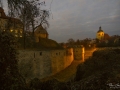 Burg in Querfurt bei Sonnenuntergang (Dezember 2016)